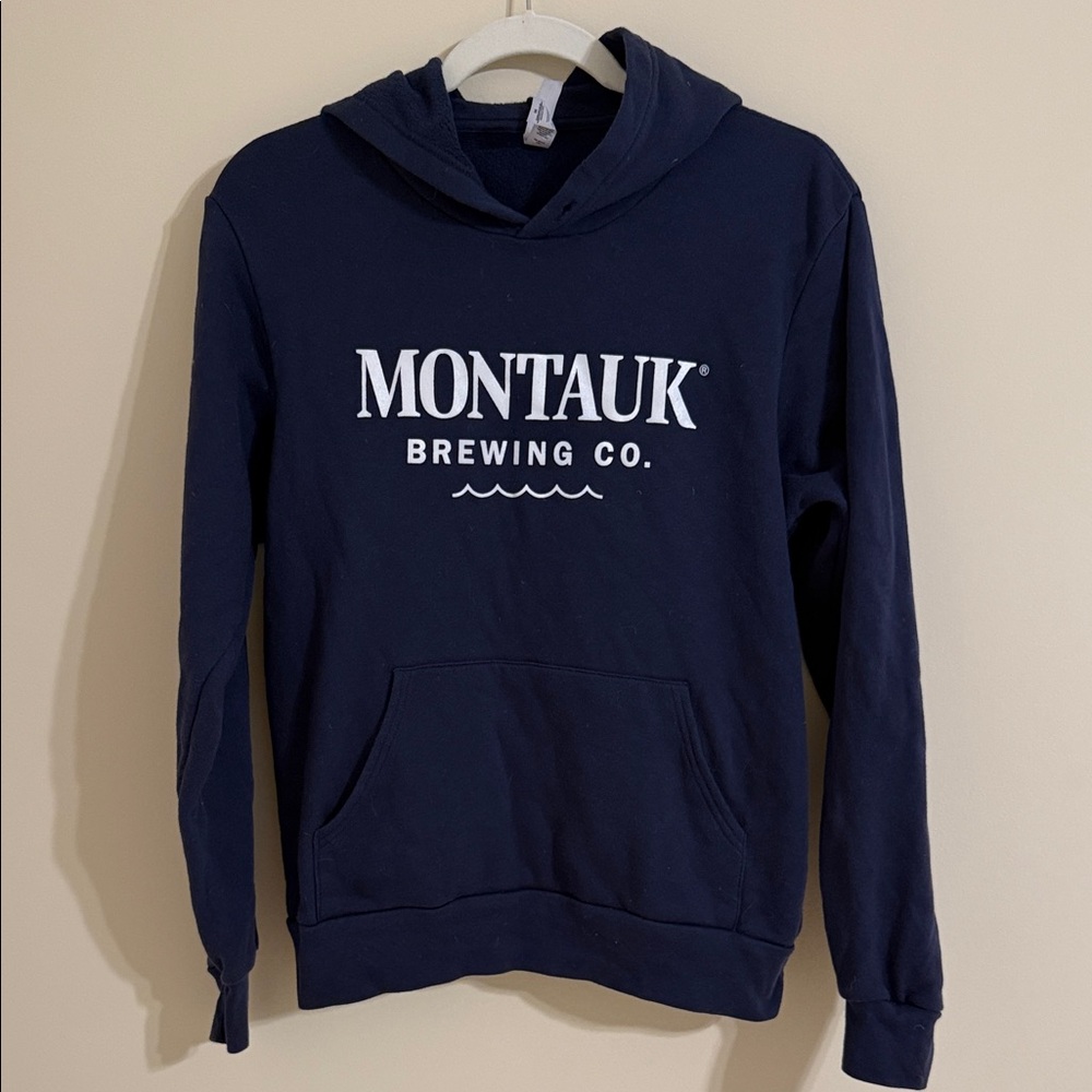 Montauk Brewing Co Hoodie Sweatshirt SZ MED